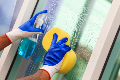 Professional curtain cleaning service in an Earls Court home