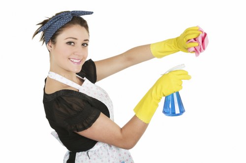 Technician explaining service terms before starting work